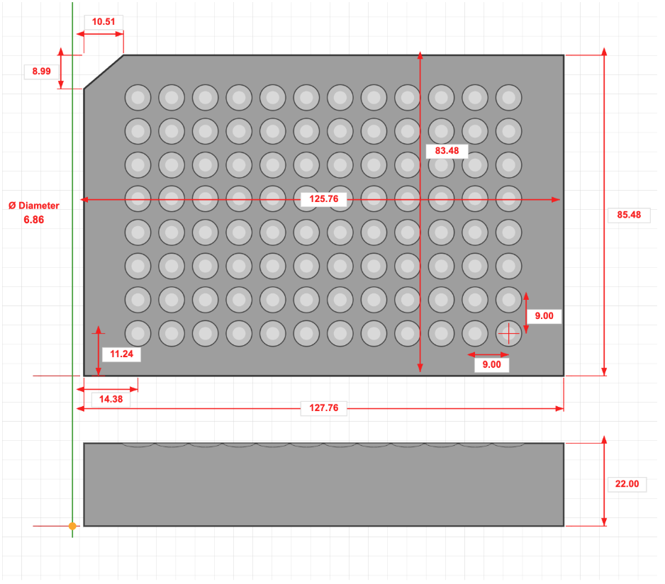 96 Well Plate - Quartz